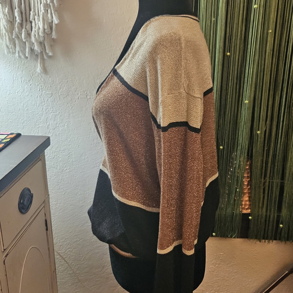 Free People Gold Dust Pullover Sweater - Picture 10 of 12